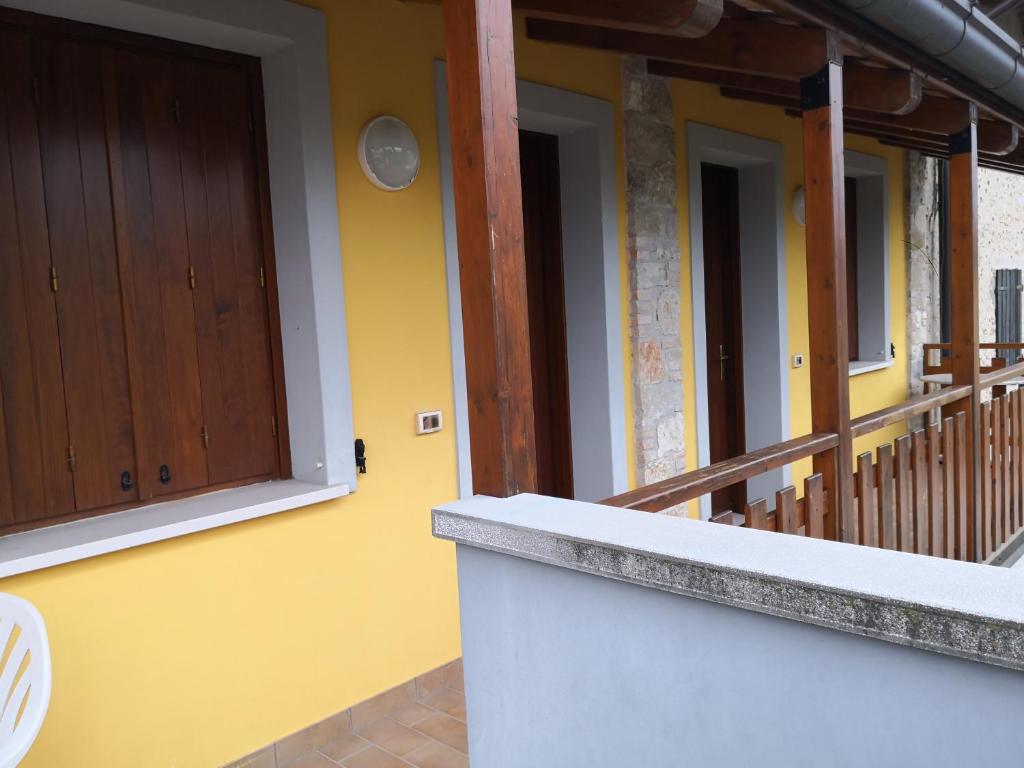 Balkón nebo terasa v ubytování Trattoria Bar Oasi