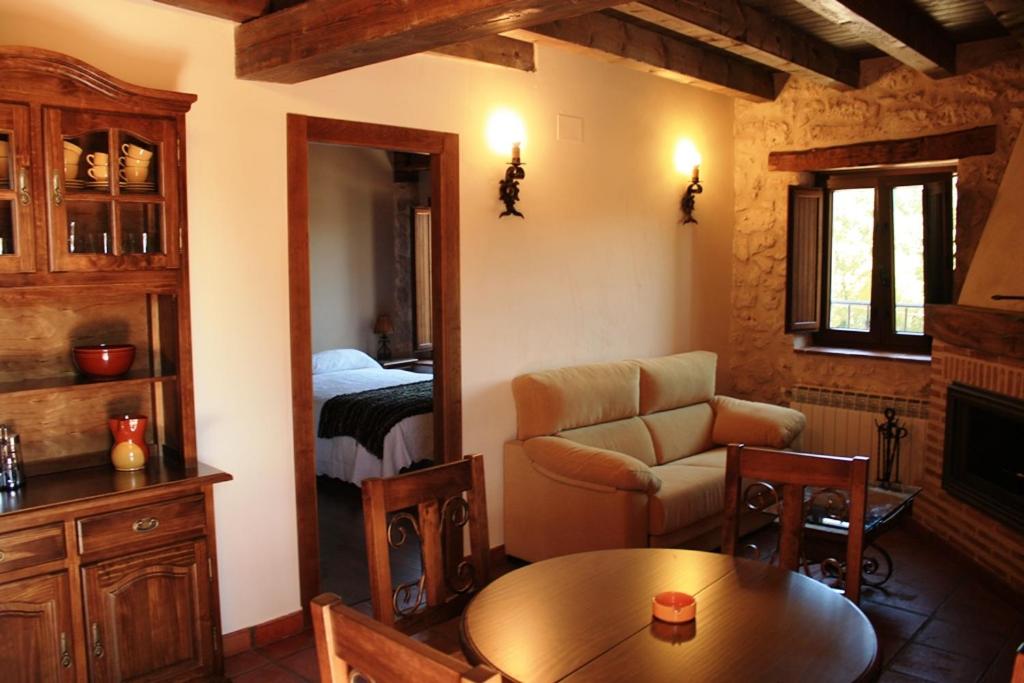 Posezení v ubytování Casa Rural Los Yeros Aldeasoña - Segovia