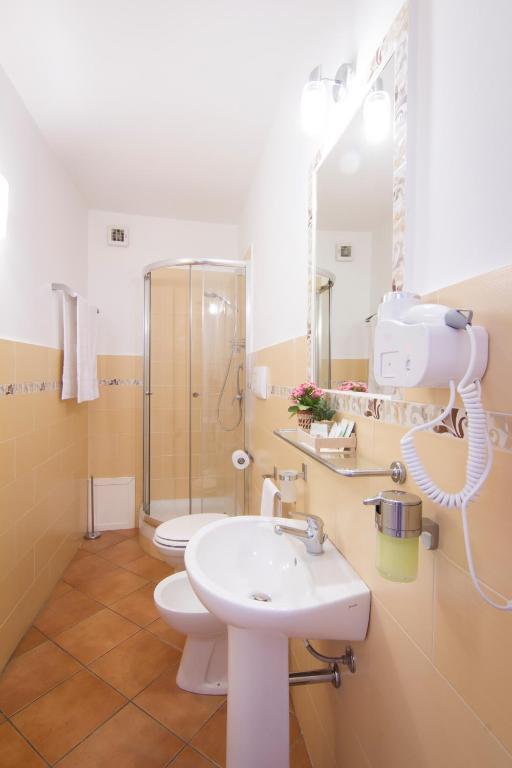 Koupelna v ubytování Residenza Normanna