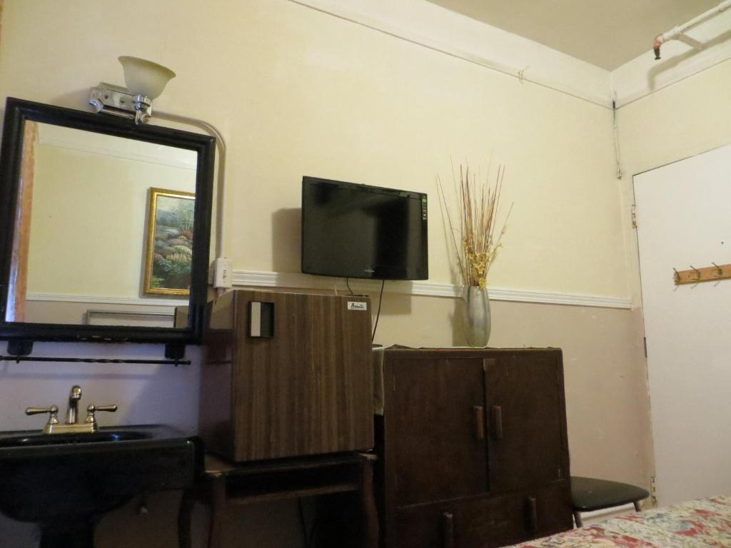 TV a/nebo společenská místnost v ubytování Luz Hotel