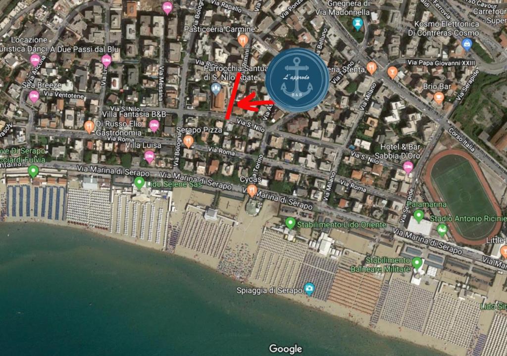 A beach at or near a panziókat