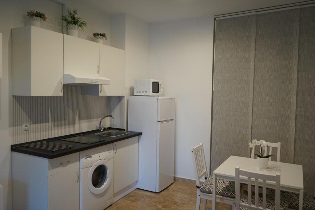 Kuchyňa alebo kuchynka v ubytovaní Apartamento Estudio Los Naranjos de Nueva Alcántara