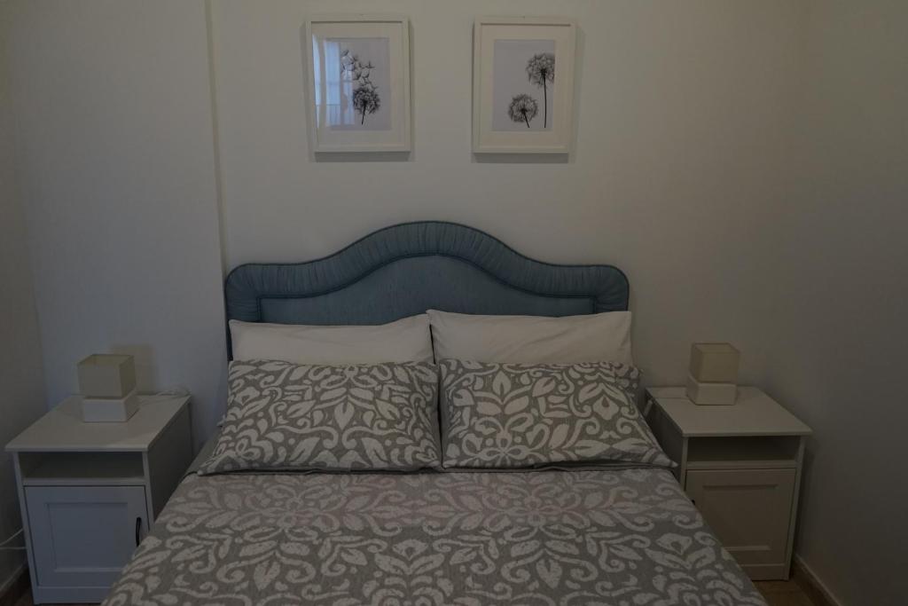 Posteľ alebo postele v izbe v ubytovaní Apartamento Estudio Los Naranjos de Nueva Alcántara