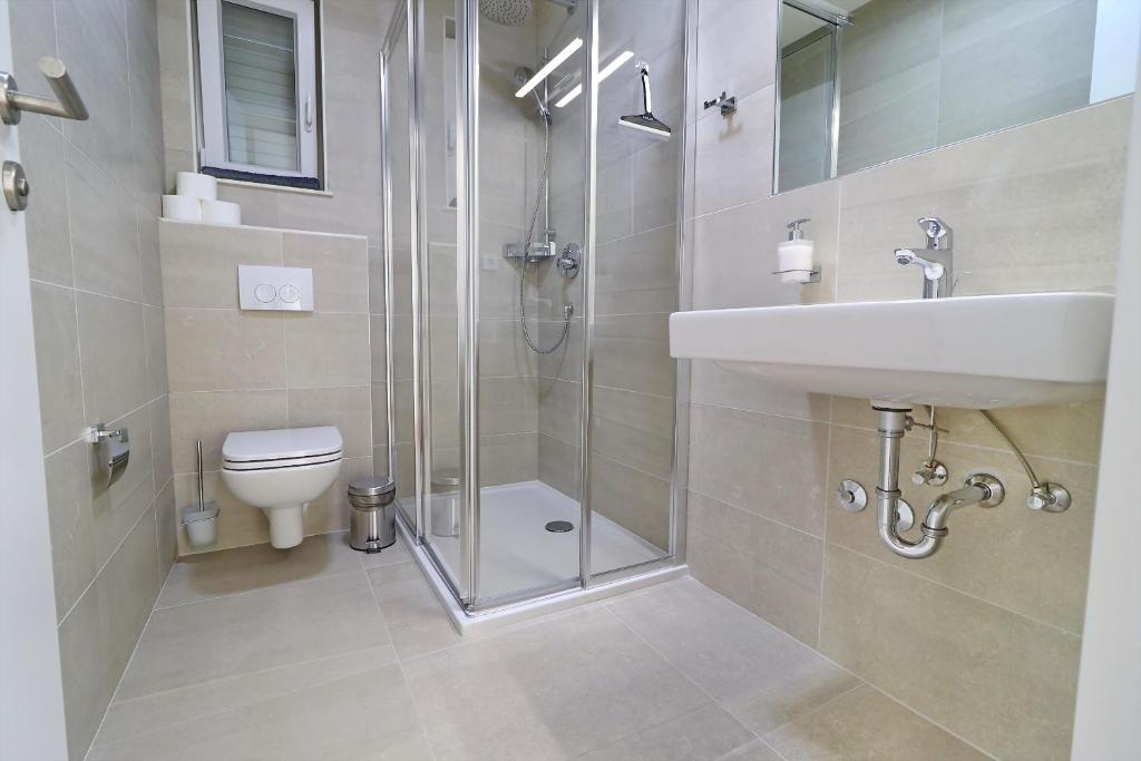 Kúpeľňa v ubytovaní Villa Dalmatinka