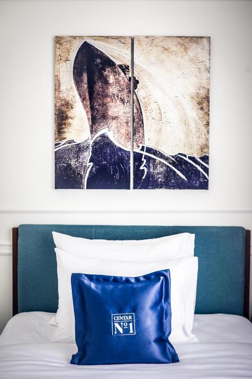Postel nebo postele na pokoji v ubytování Hotel Centar No.1