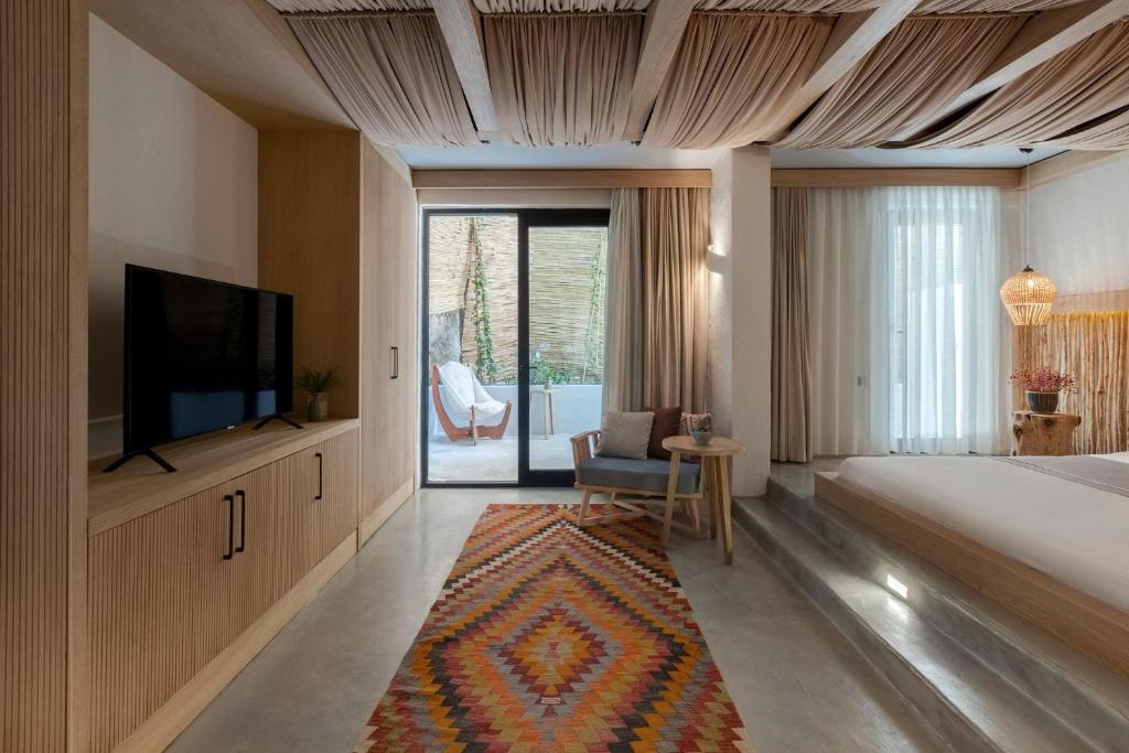 Postel nebo postele na pokoji v ubytování Harbour Suites Fethiye