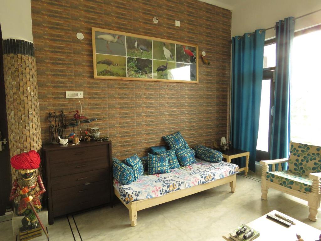 Posezení v ubytování IbisHouse Farm Stay