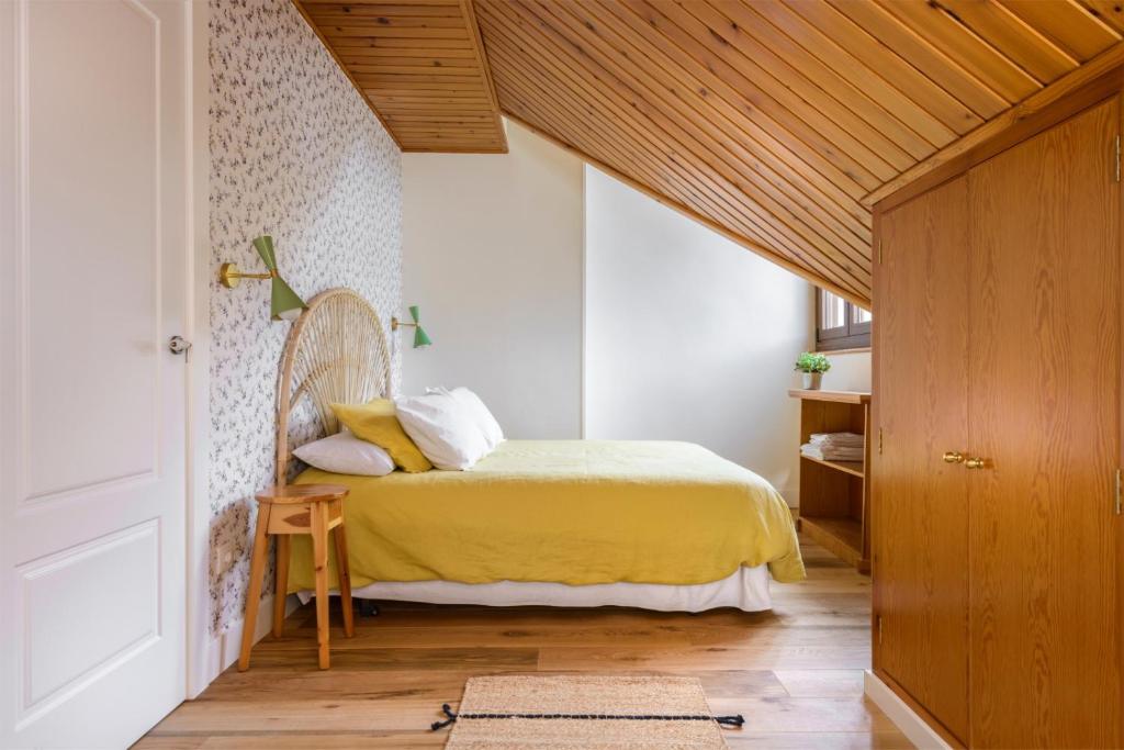 Postel nebo postele na pokoji v ubytování Duplex para 12 Panticosa