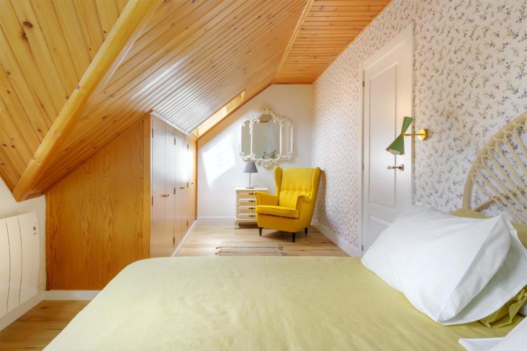 Postel nebo postele na pokoji v ubytování Duplex para 12 Panticosa