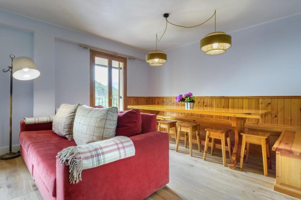 Posezení v ubytování Duplex para 12 Panticosa