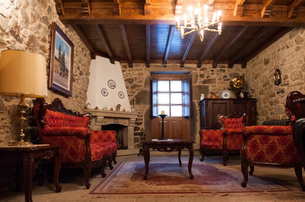 Część wypoczynkowa w obiekcie Casa da Roisa