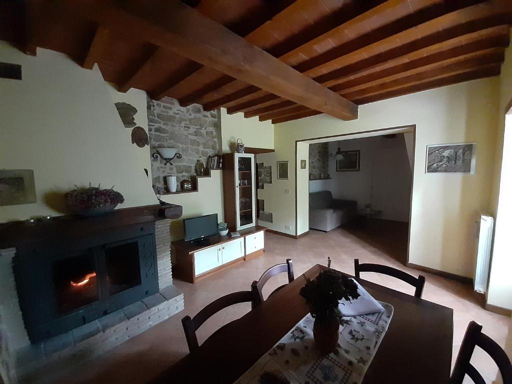 Posezení v ubytování Casolare Giovangrande