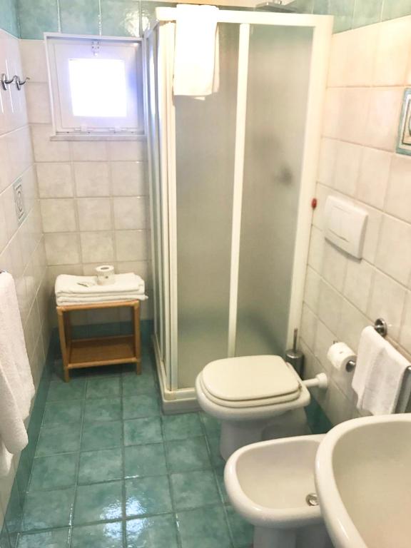 Koupelna v ubytování Casa Assunta