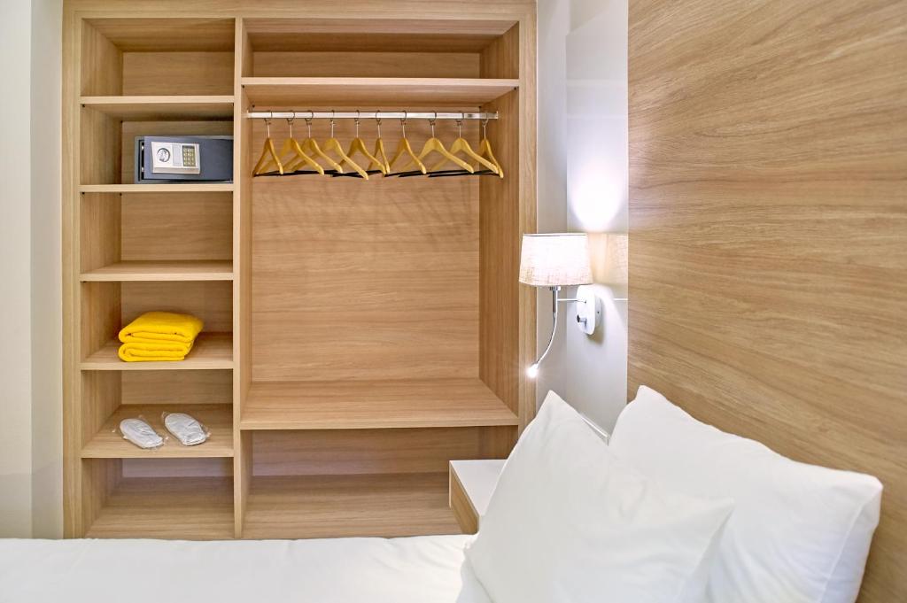 Posteľ alebo postele v izbe v ubytovaní Emmanouela's Apts
