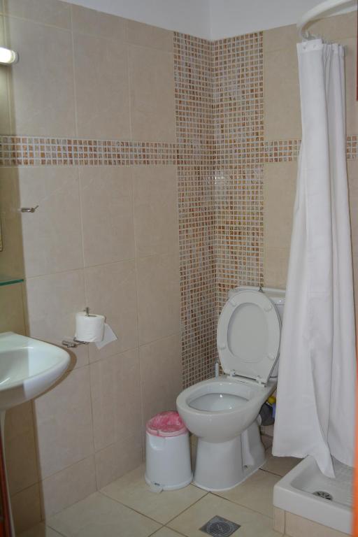 Koupelna v ubytování GLIKERIA ROOMS