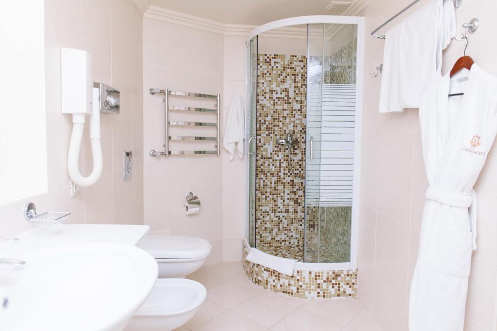 Koupelna v ubytování Londonska SPA Hotel