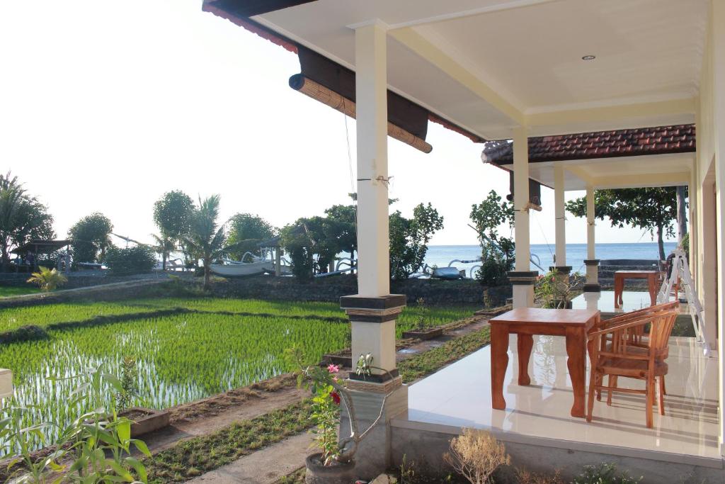 Taman Padi Villa - Tweepersoonskamer Met Uitzicht Op Zee