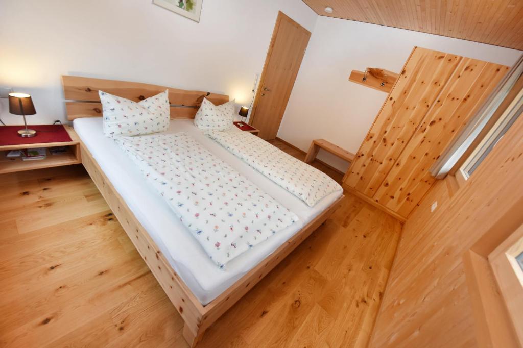 Postel nebo postele na pokoji v ubytování Ferienhof Felder