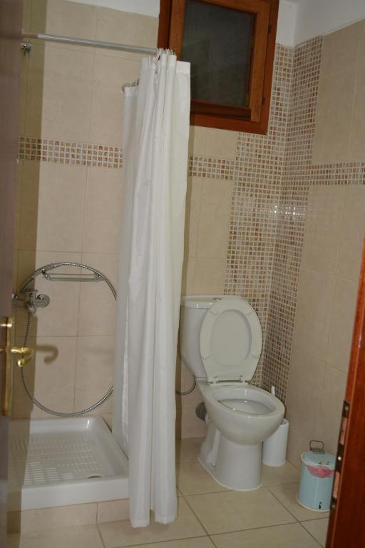 Koupelna v ubytování GLIKERIA ROOMS