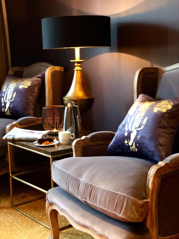 Posezení v ubytování Klækken Hotel