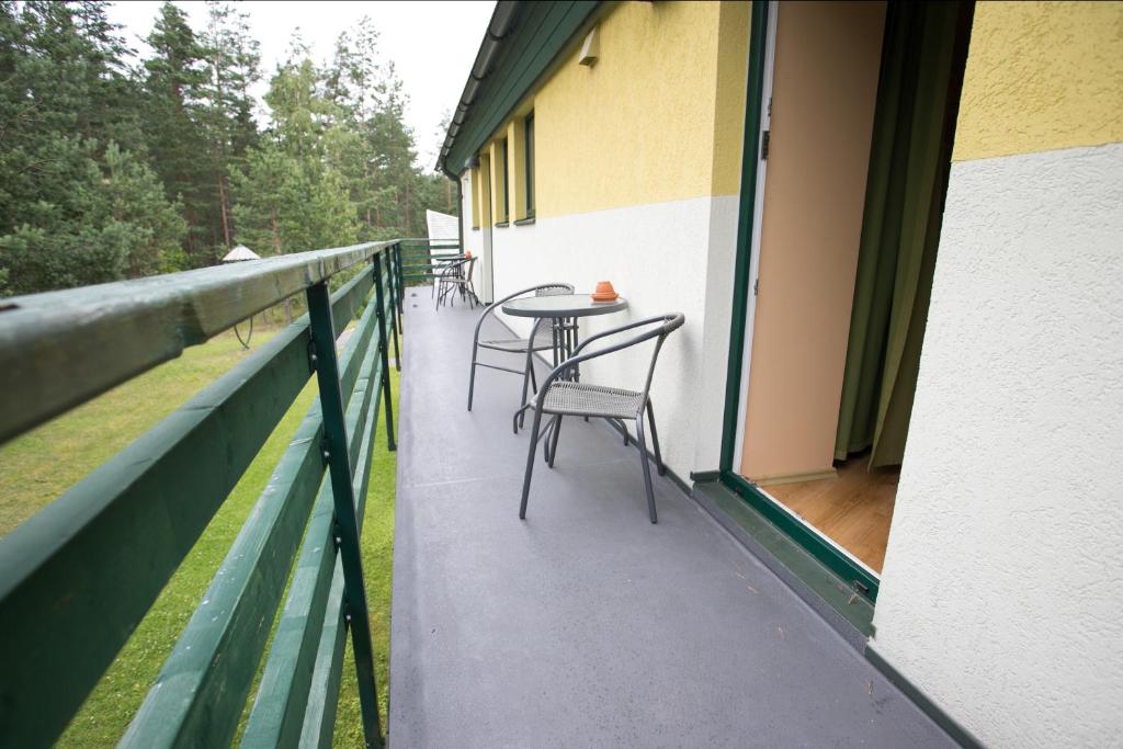 Balkón nebo terasa v ubytování Viisnurga Puhkemajad