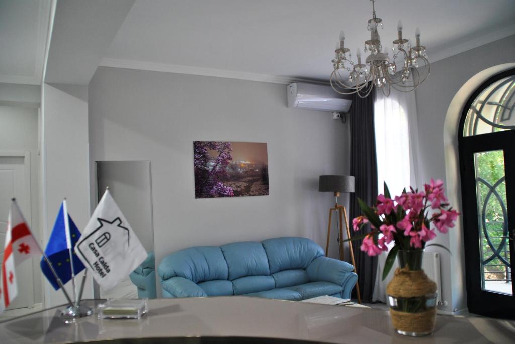 Posezení v ubytování Hotel Casa calda