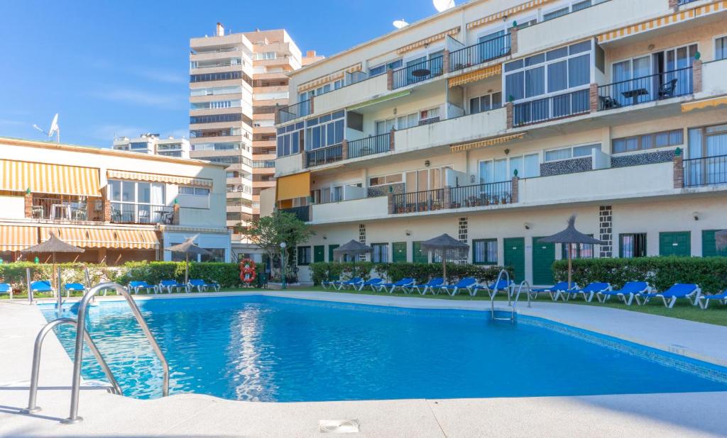 Bazén v ubytování Hotel Los Jazmines nebo v jeho okolí