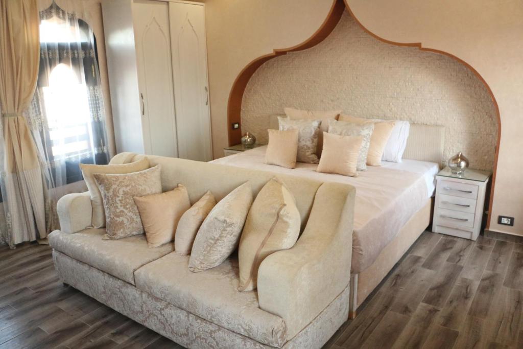 Postel nebo postele na pokoji v ubytování Casa D'or Dahab