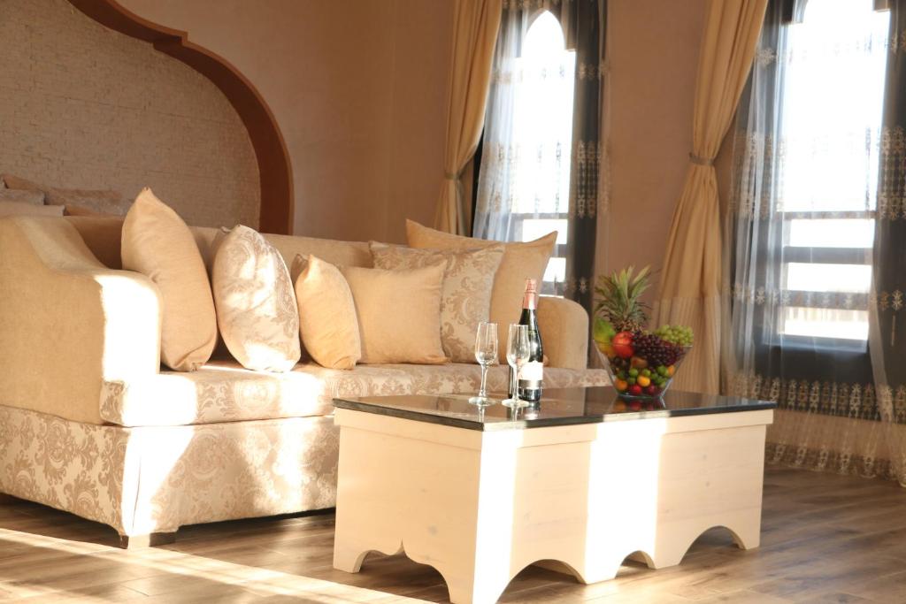 Posezení v ubytování Casa D'or Dahab