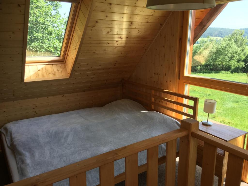 Postel nebo postele na pokoji v ubytování Ubytování Ranč Malenice