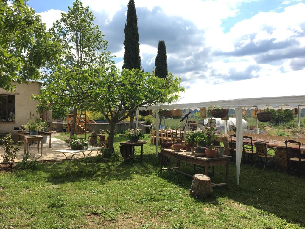 Zahrada ubytování La Ferme Constantin