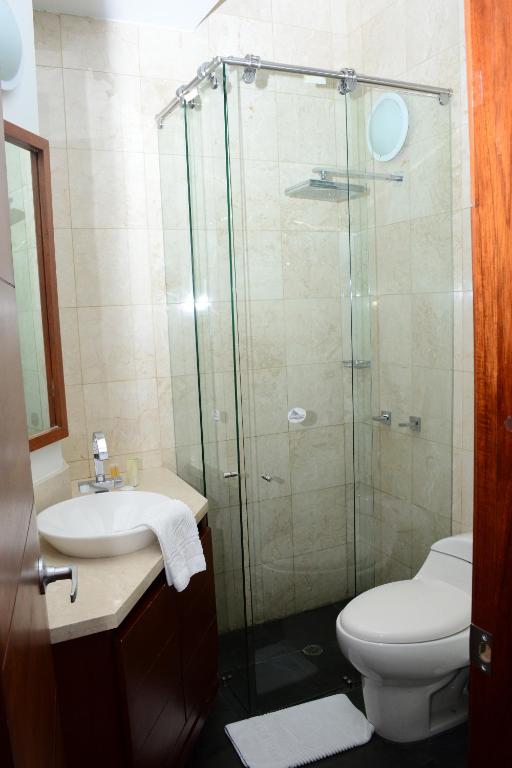 Koupelna v ubytování Prisma Suites Chico 94