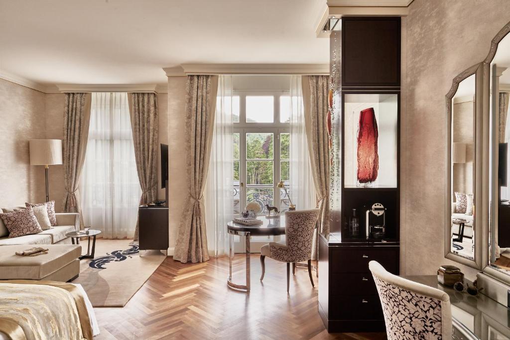 Posezení v ubytování Grand Resort Bad Ragaz