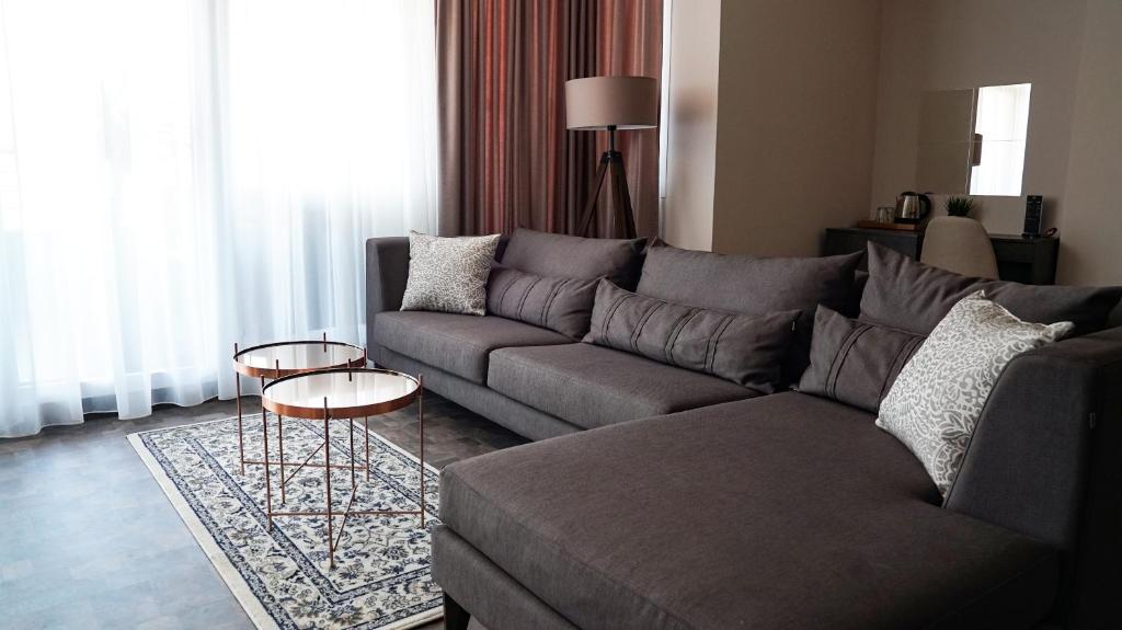 Posezení v ubytování Hotel Premium