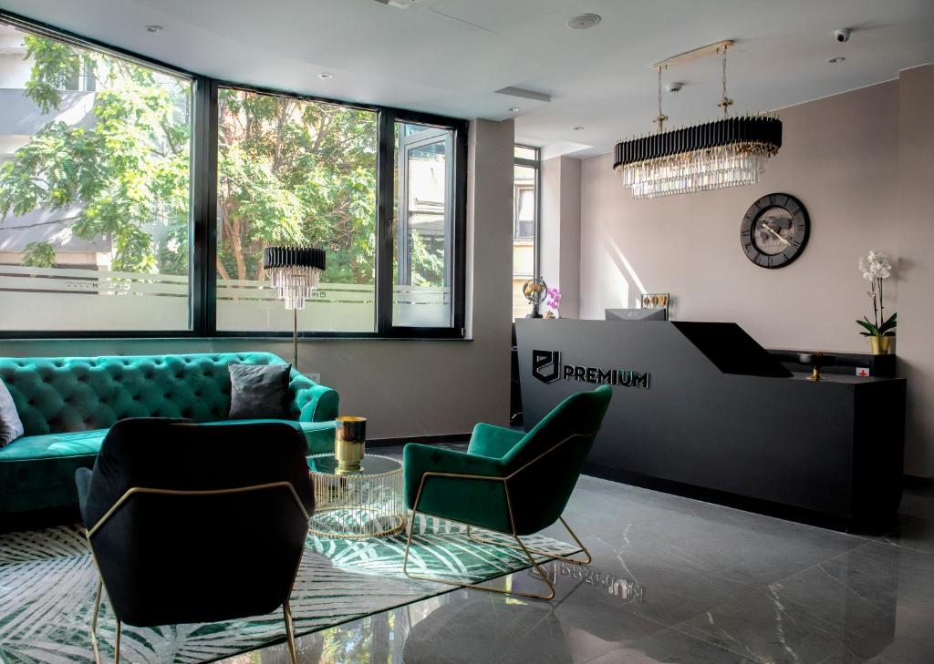 Posezení v ubytování Hotel Premium