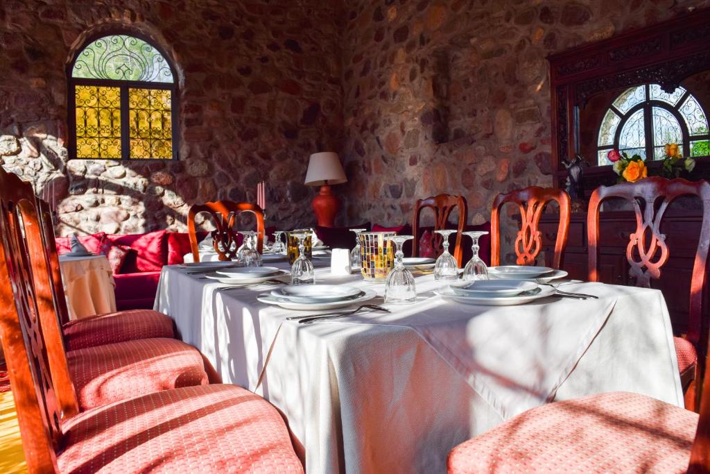 Restaurace v ubytování Tizi N'Ouirgane
