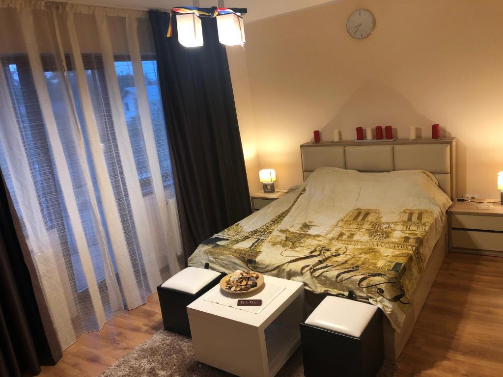 Postel nebo postele na pokoji v ubytování Casa Bozianu