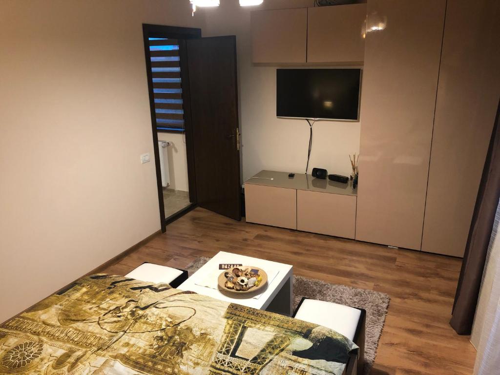 TV a/nebo společenská místnost v ubytování Casa Bozianu