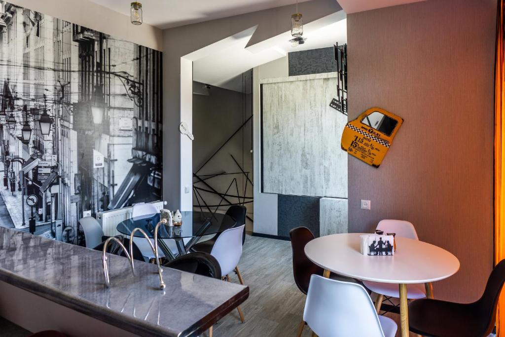 Posezení v ubytování Guesthouse Kado