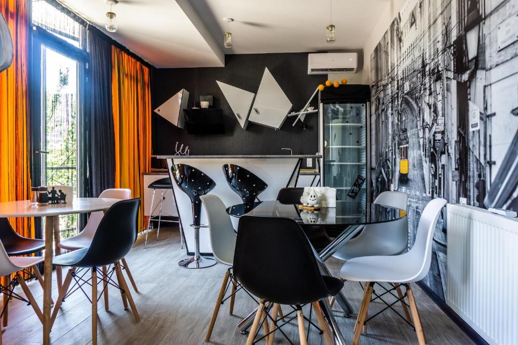 Posezení v ubytování Guesthouse Kado