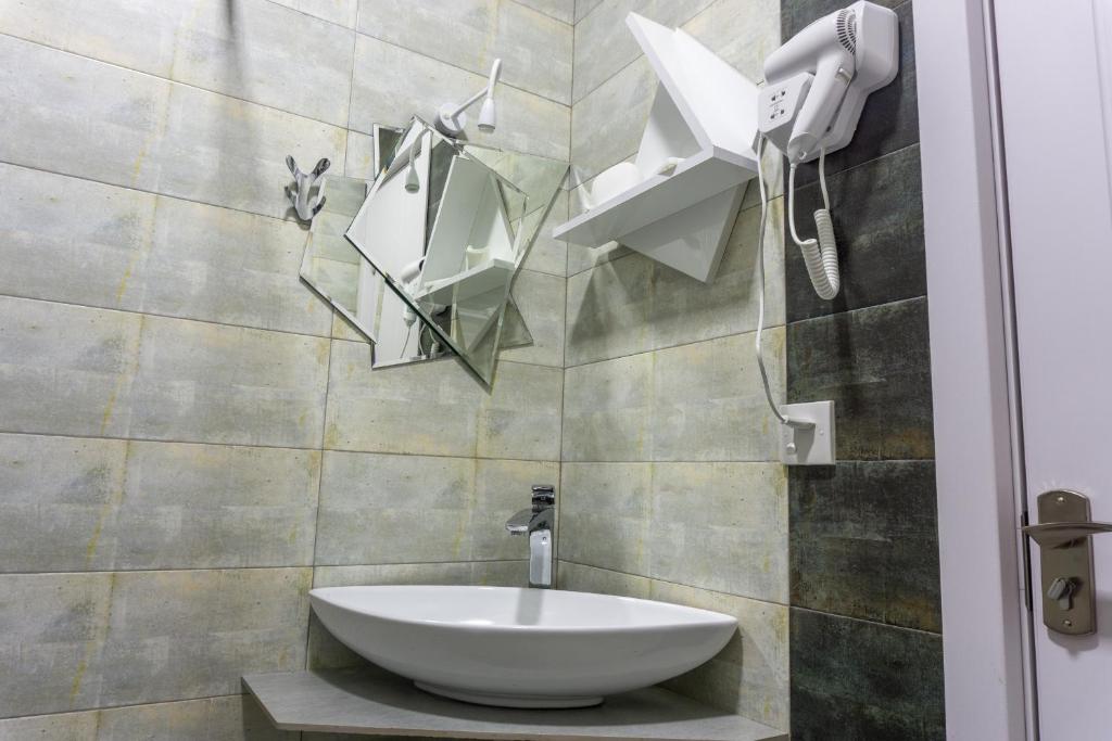Koupelna v ubytování Guesthouse Kado
