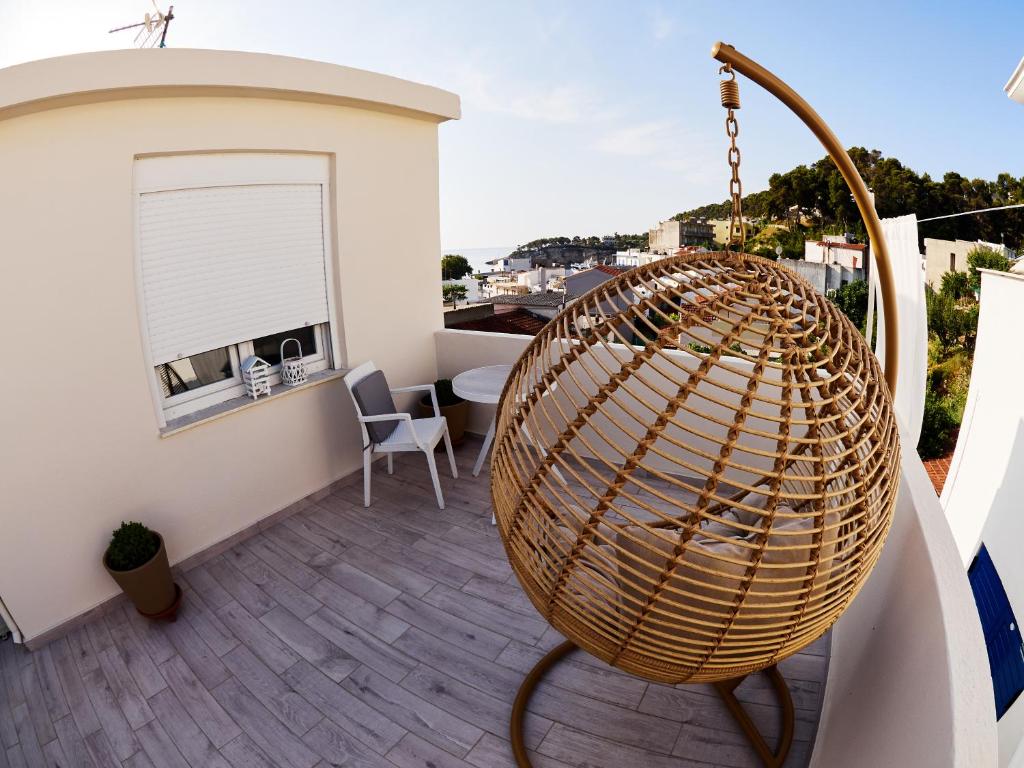 Balkon lub taras w obiekcie Ifigenia Studios