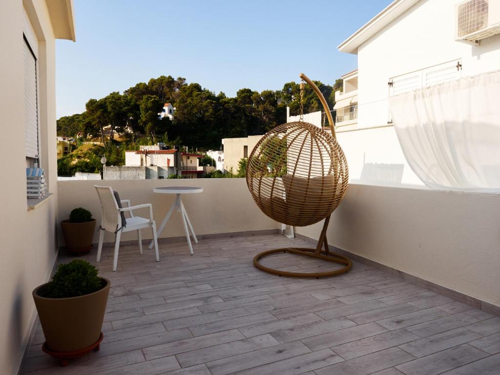 Balkon lub taras w obiekcie Ifigenia Studios