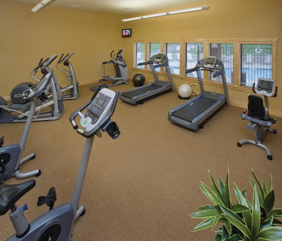 Fitness centrum a/nebo fitness zařízení v ubytování WorldMark New Braunfels