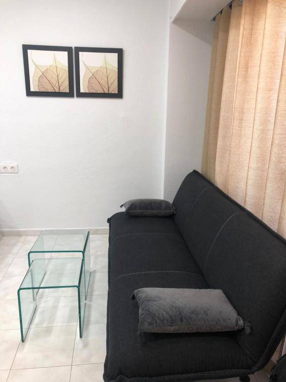Posezení v ubytování Apartamento City & Beach