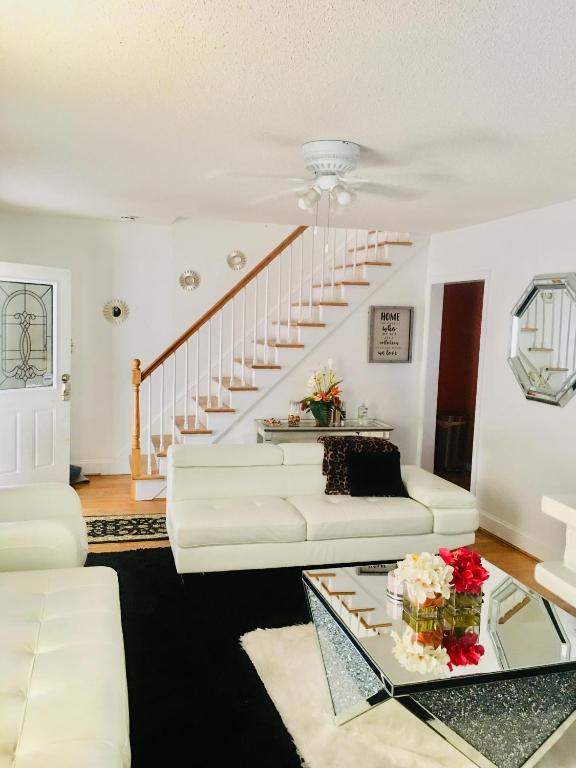Posezení v ubytování Fearlessrose vacation Rental 89