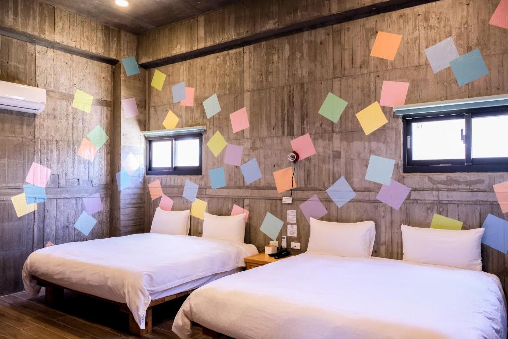 Postel nebo postele na pokoji v ubytování Relaxing Hotel