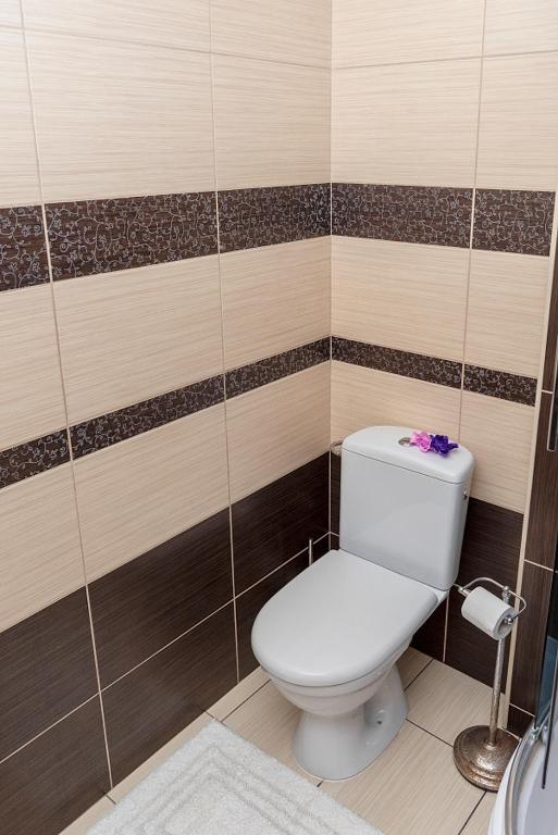 Koupelna v ubytování Privát U Mara