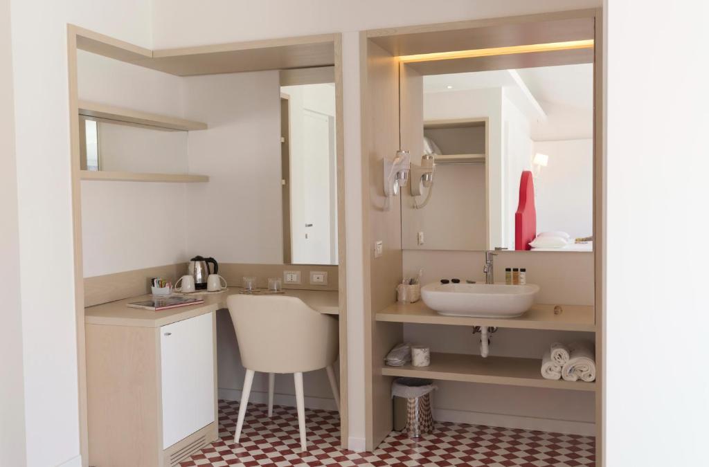 Koupelna v ubytování Suite Hotel L'Oasi di Riaci