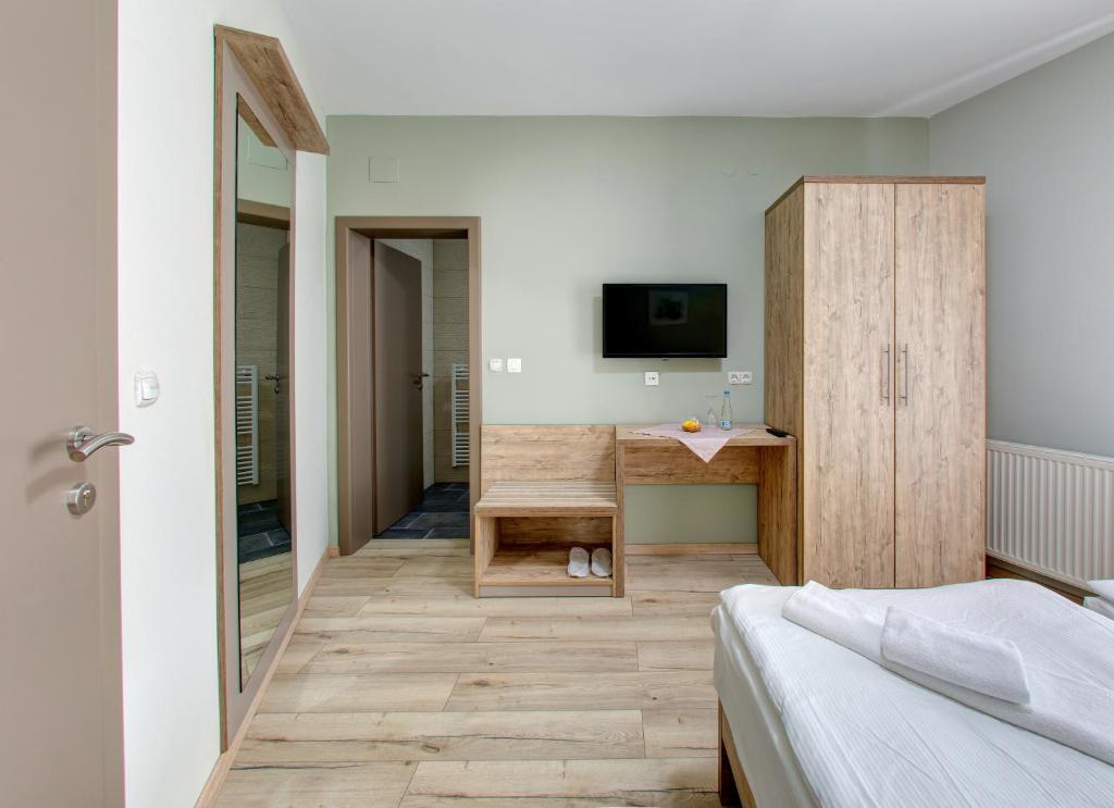Postel nebo postele na pokoji v ubytování Motel MontaNaro